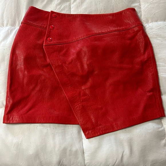 Zadig & Voltaire Junko Leather Skirt - Picture 4 of 14